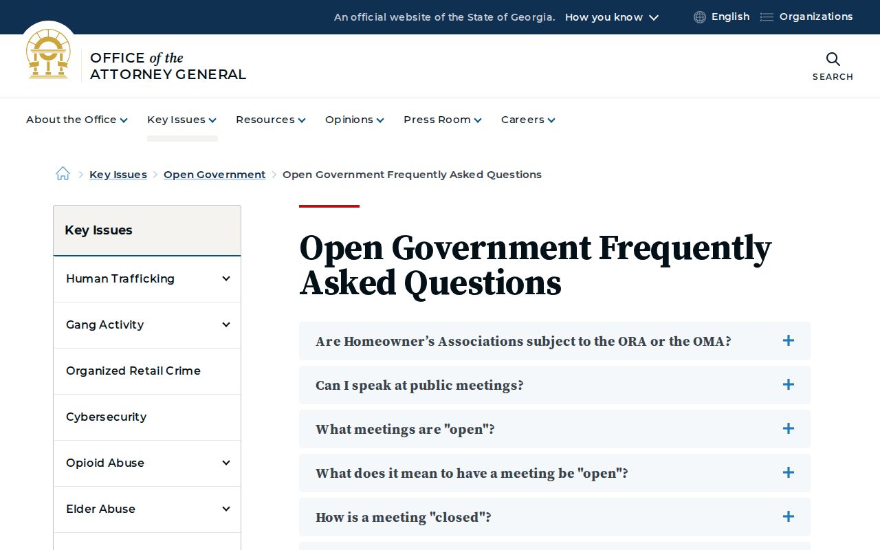 Georgia public records request timing and fee guidance for Wheeler County booking records